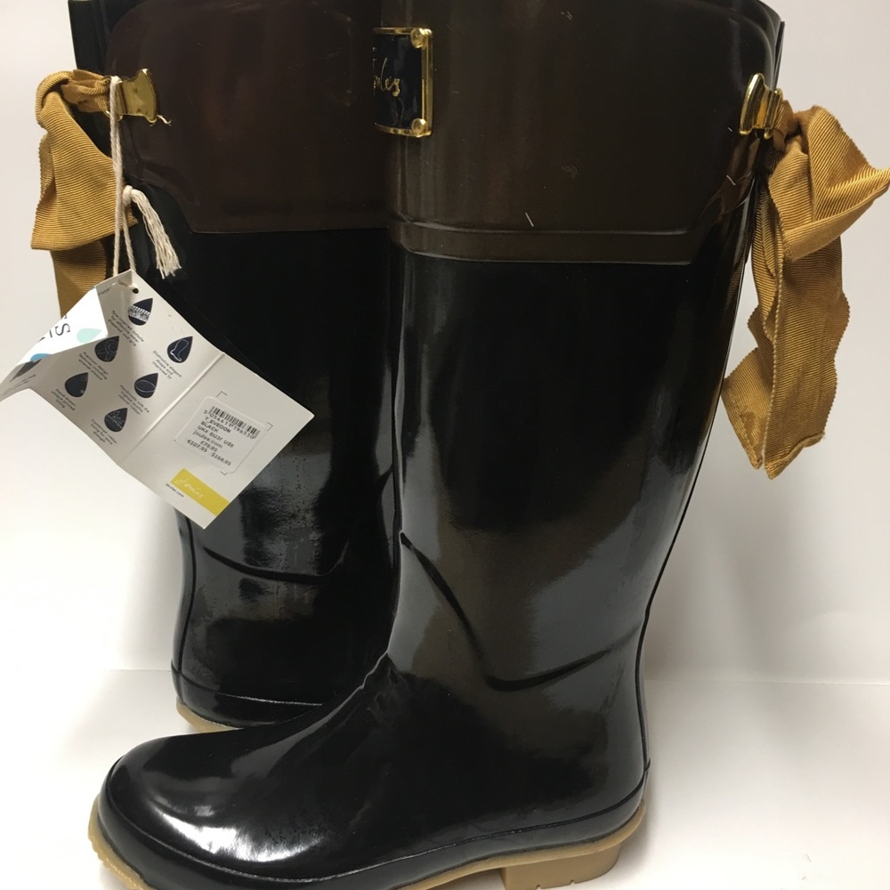 Joules Rain Boots US 6 Size 6 Rain boots with bow